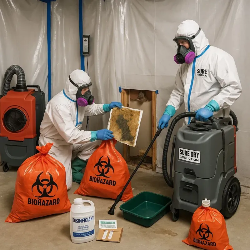 Contaminated Water Handling Protocols process in Wakefield, NE